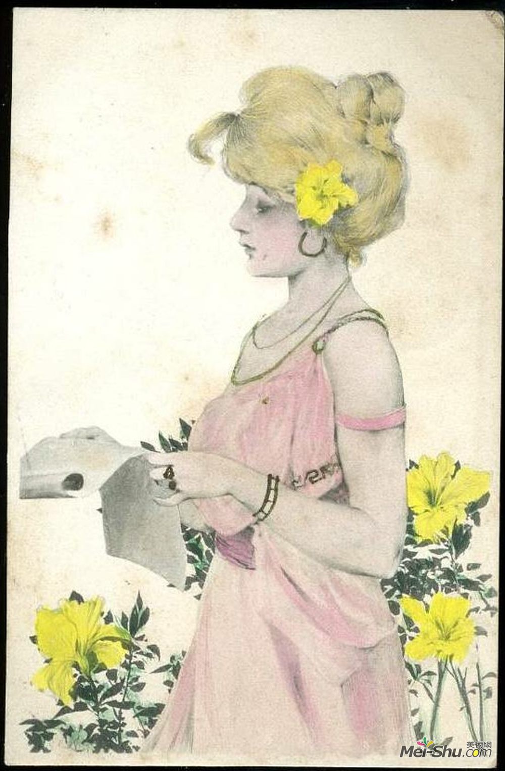 拉斐尔基什内尔(Raphael Kirchner)高清作品《雅典少女》