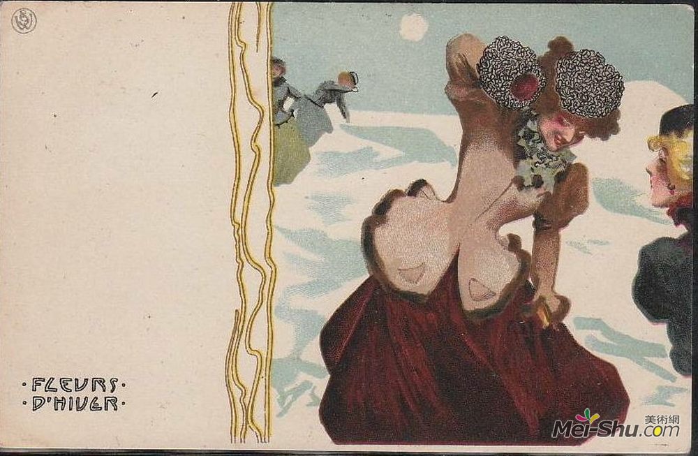 拉斐尔基什内尔(Raphael Kirchner)高清作品《冰花》