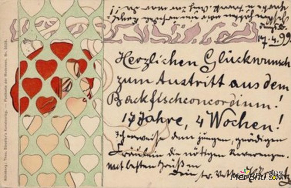 拉斐尔基什内尔(Raphael Kirchner)高清作品《心女》