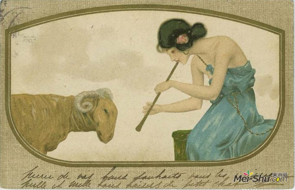 拉斐尔基什内尔(Raphael Kirchner)高清作品《寓言》