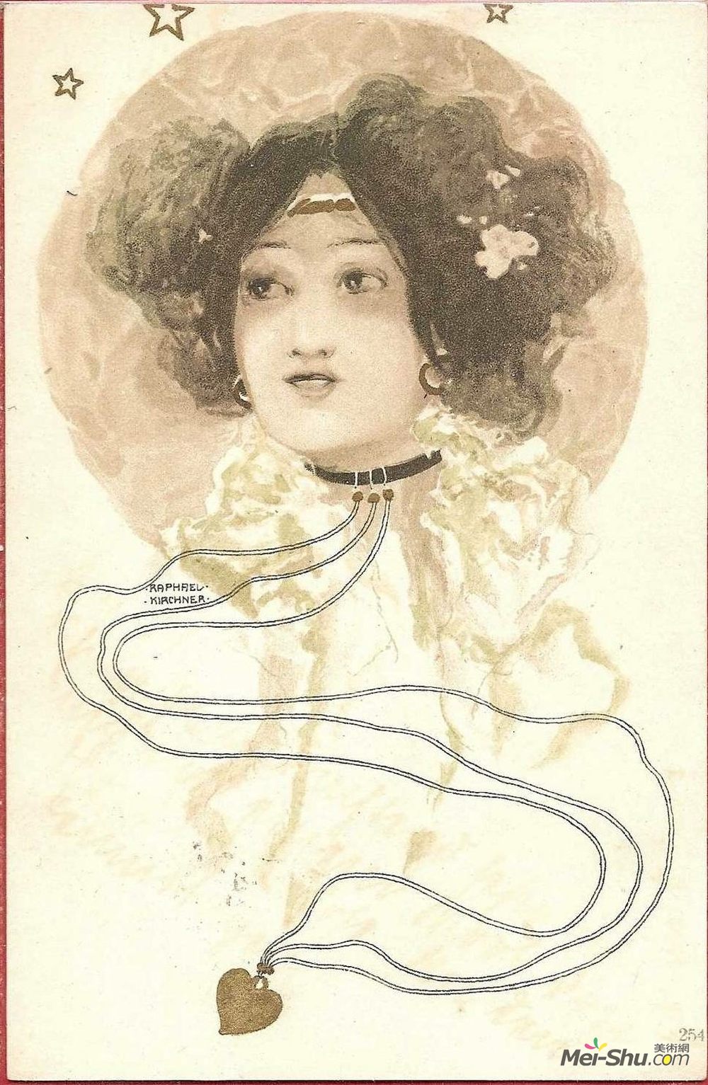 拉斐尔基什内尔(Raphael Kirchner)高清作品《女孩们围成一圈》