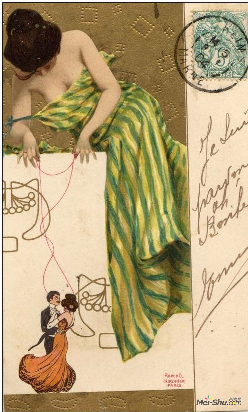 拉斐尔基什内尔(Raphael Kirchner)高清作品《牵线木偶》