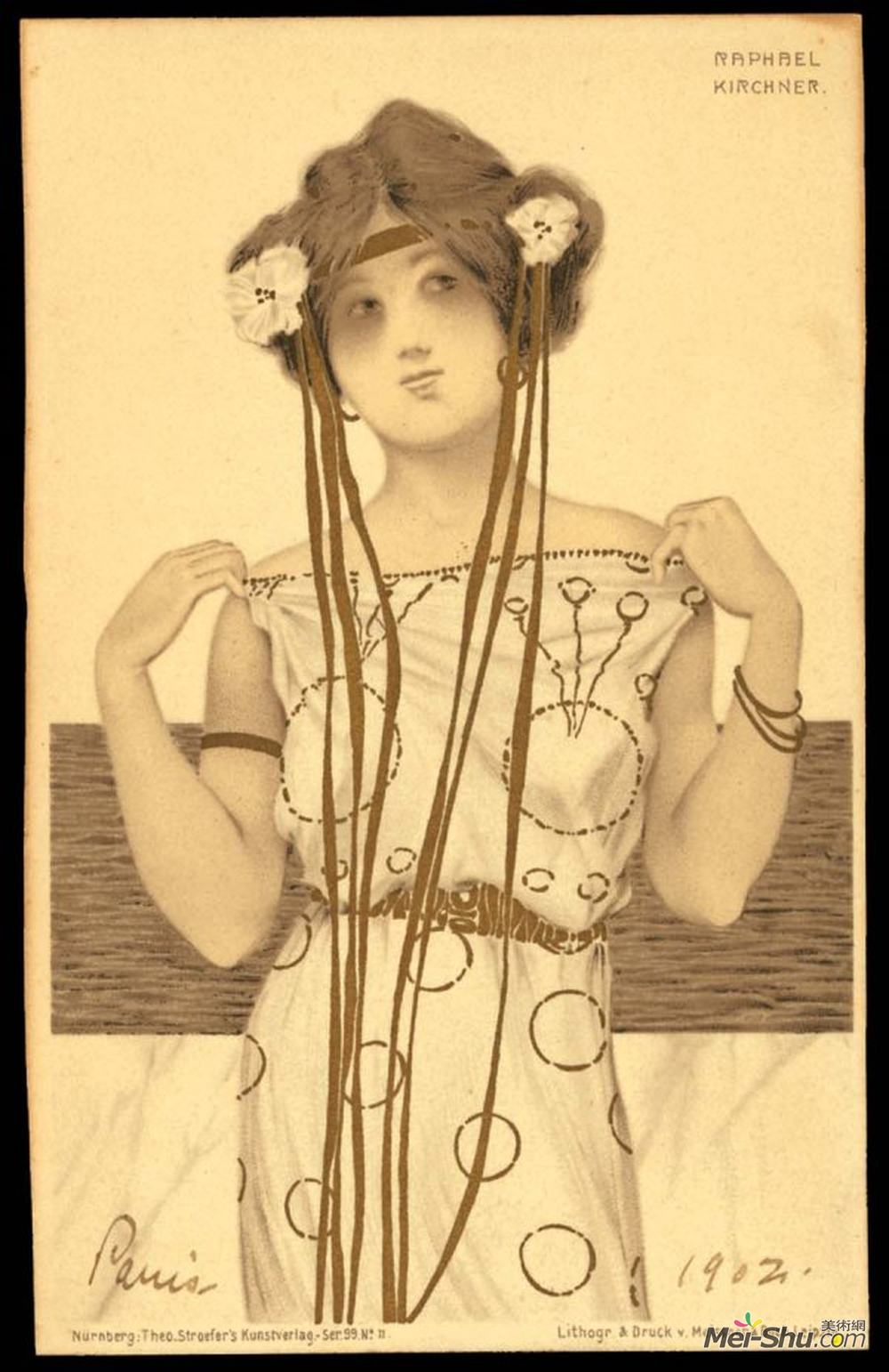 拉斐尔基什内尔(Raphael Kirchner)高清作品《希腊处女》