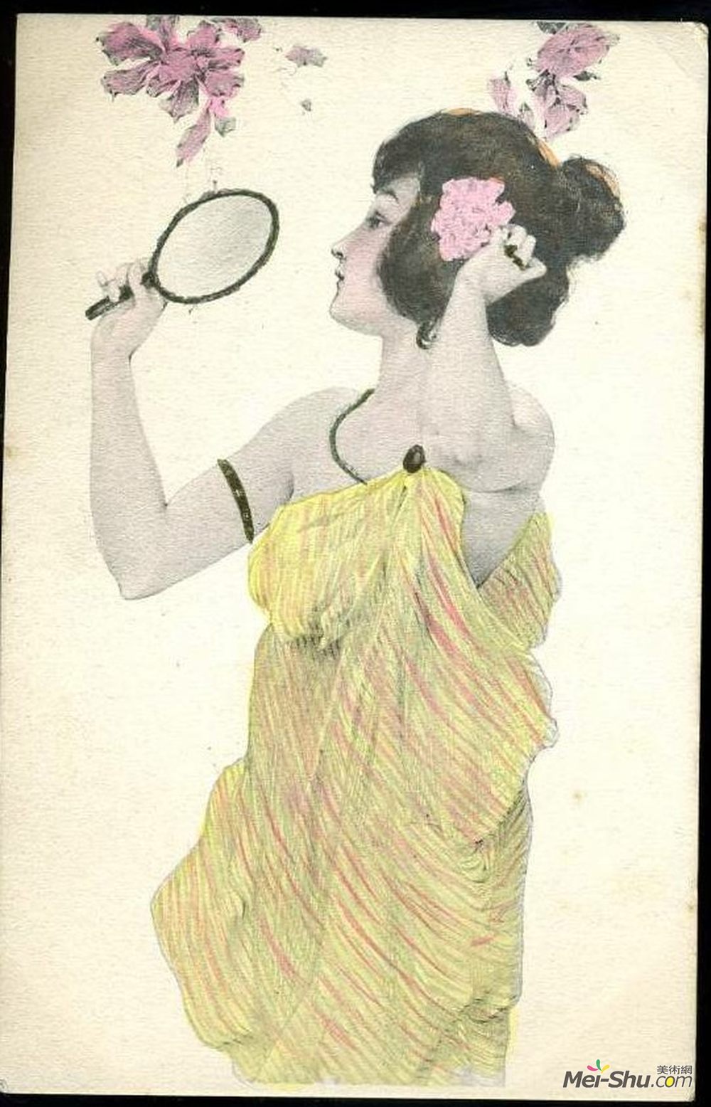 拉斐尔基什内尔(Raphael Kirchner)高清作品《雅典少女》