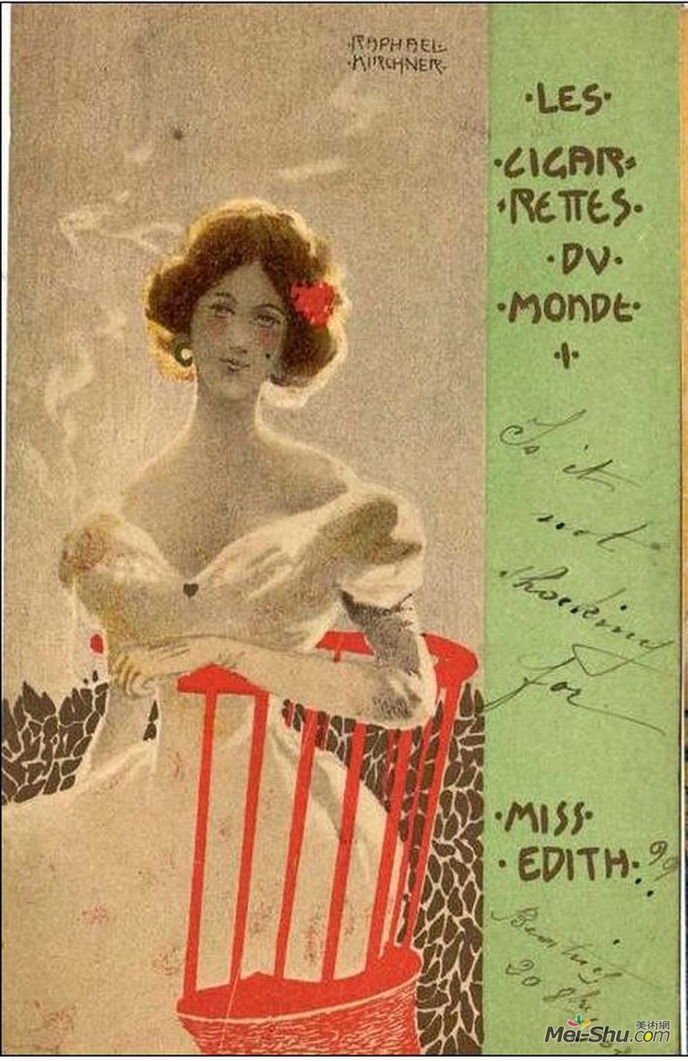 拉斐尔基什内尔(Raphael Kirchner)高清作品《世界香烟》