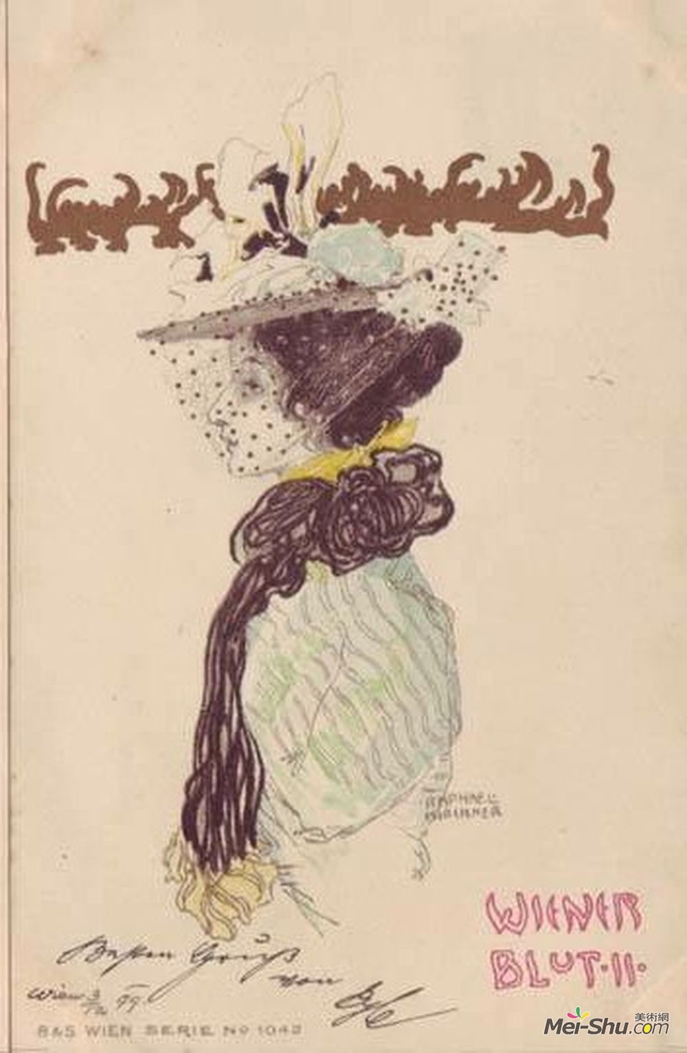 拉斐尔基什内尔(Raphael Kirchner)高清作品《维也纳血》