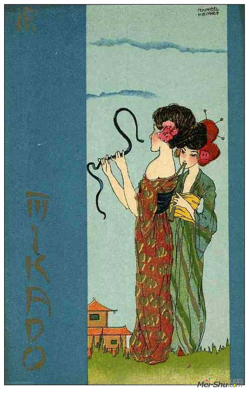 拉斐尔基什内尔(Raphael Kirchner)高清作品《天皇》