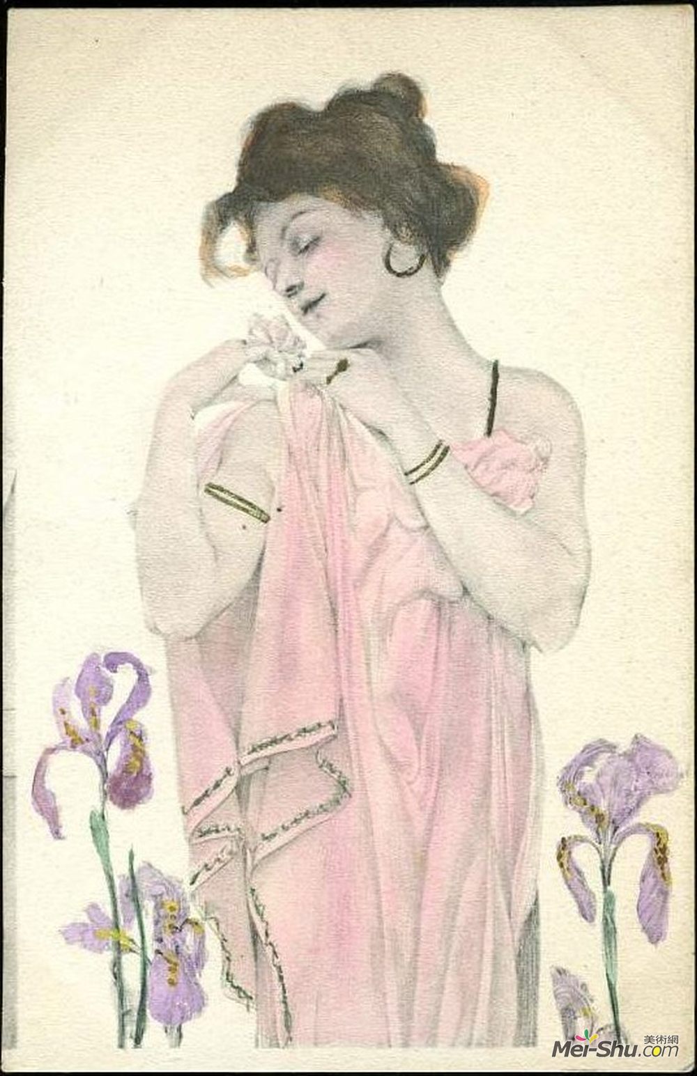 拉斐尔基什内尔(Raphael Kirchner)高清作品《雅典少女》