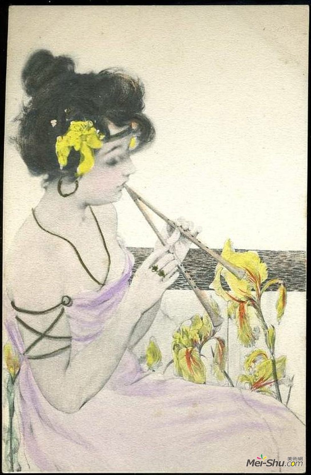 拉斐尔基什内尔(Raphael Kirchner)高清作品《雅典少女》