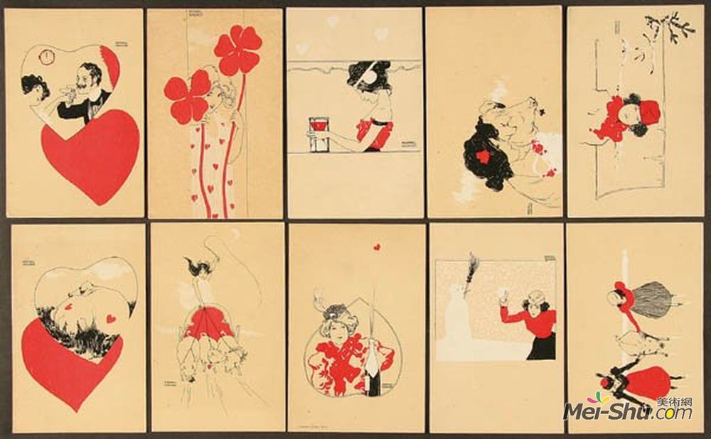 拉斐尔基什内尔(Raphael Kirchner)高清作品《新年快乐》