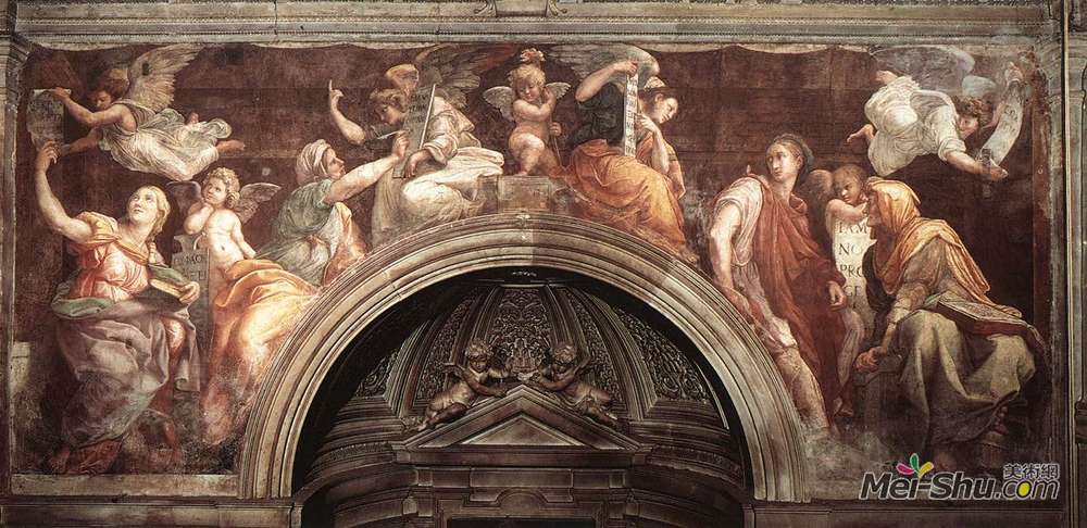 拉斐尔(Raphael)高清作品《The Sibyls (Santa Maria della Pace)》