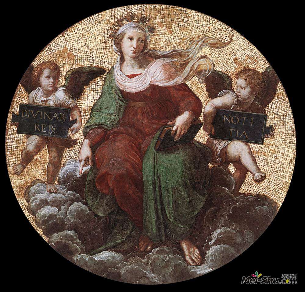 拉斐尔(Raphael)高清作品《Theology, from the 'Stanza della Segnatura'》