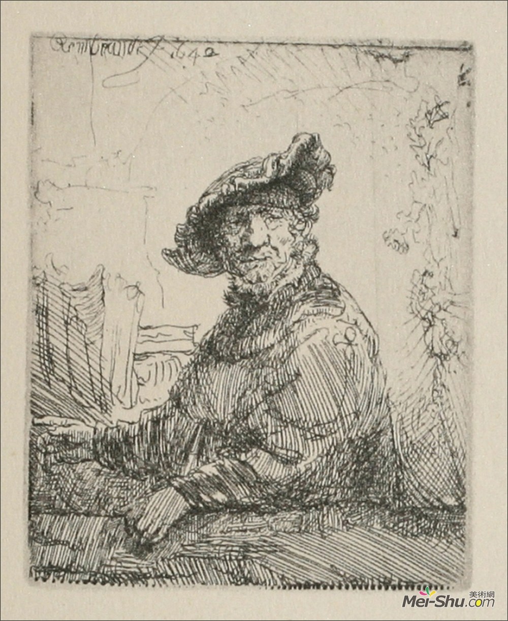 伦勃朗(Rembrandt)高清作品《阿布格的男人》