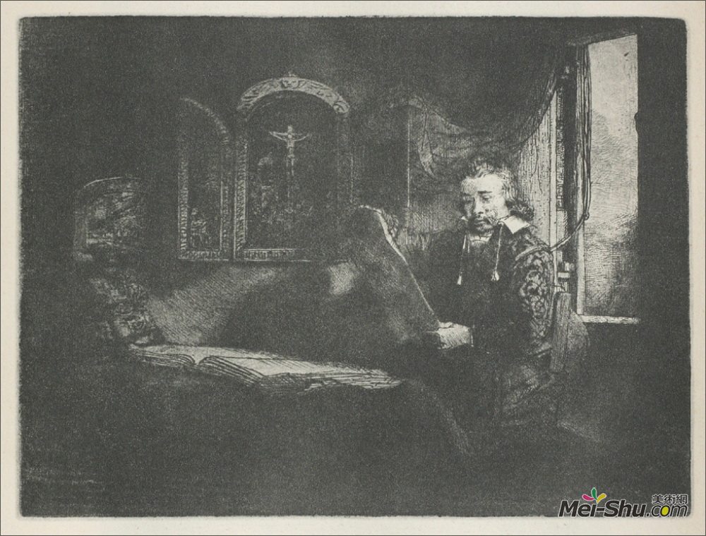 伦勃朗(Rembrandt)高清作品《亚伯拉罕弗兰兹》