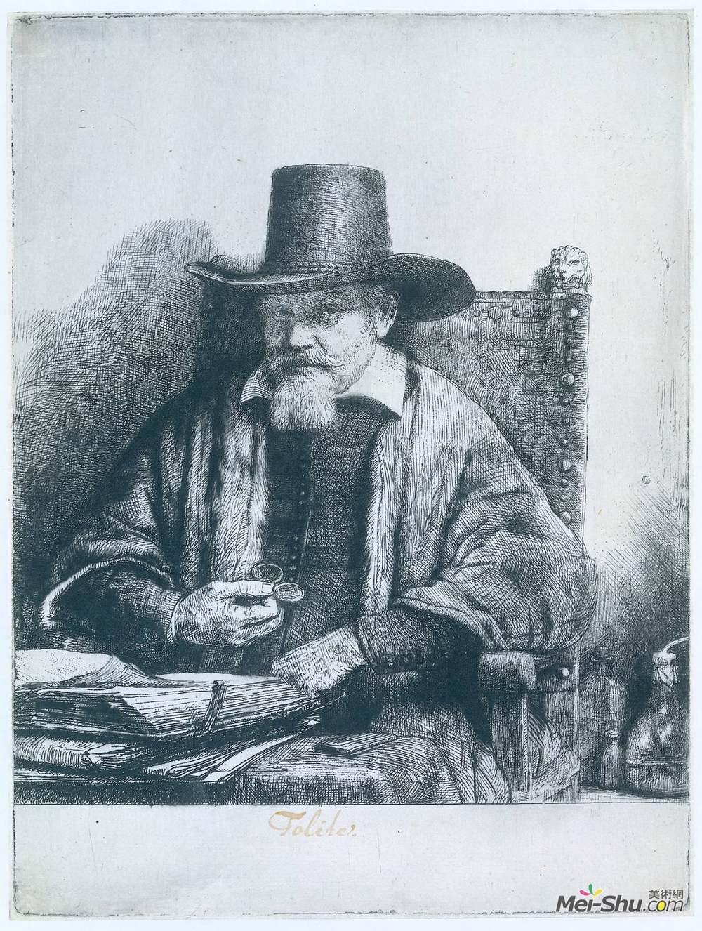 伦勃朗(Rembrandt)高清作品《阿诺德-托林斯》