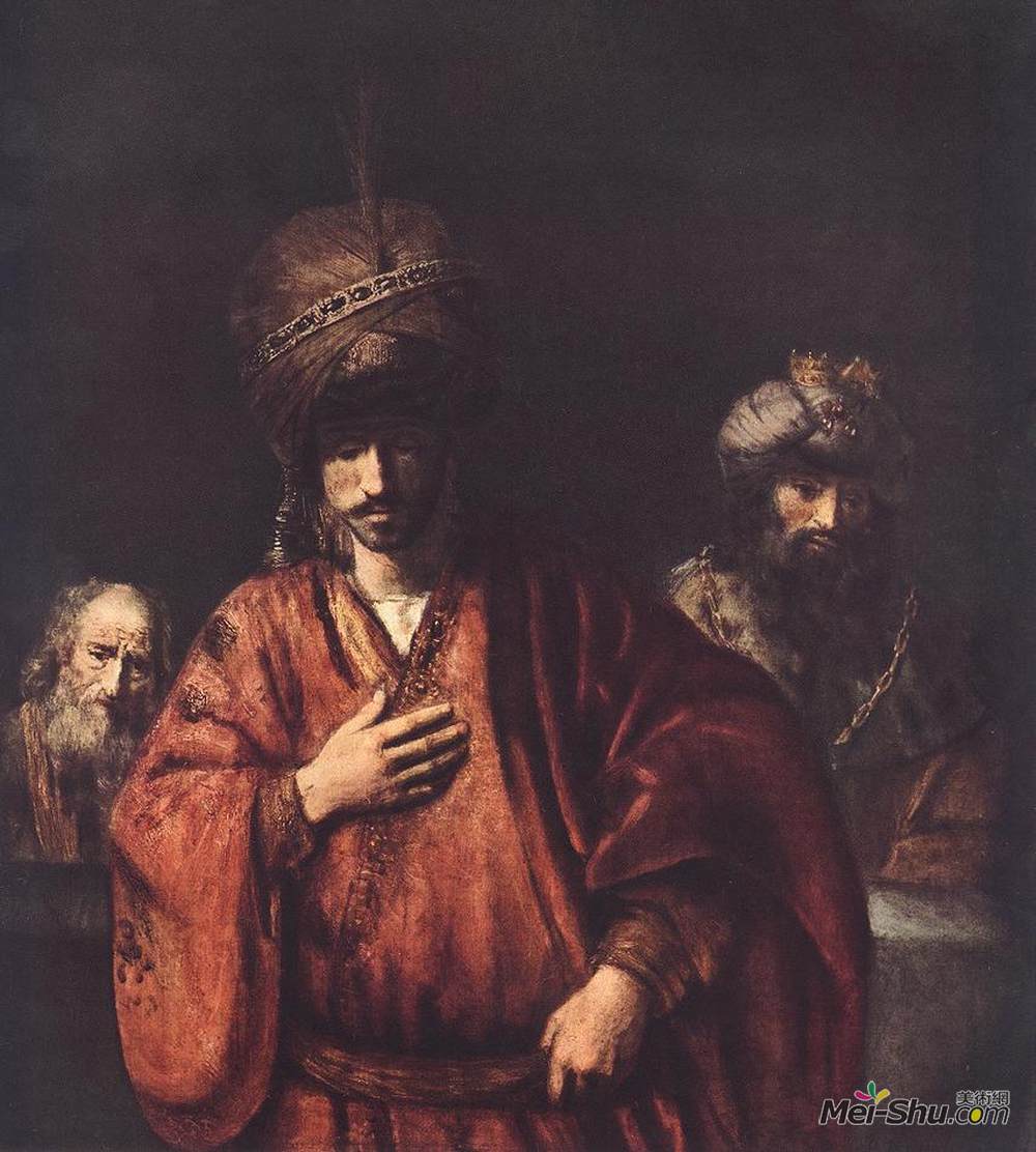 伦勃朗(Rembrandt)高清作品《大卫和乌利亚》