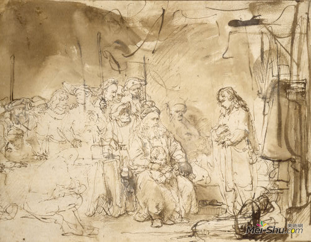 伦勃朗(Rembrandt)高清作品《约瑟夫述说他的梦》