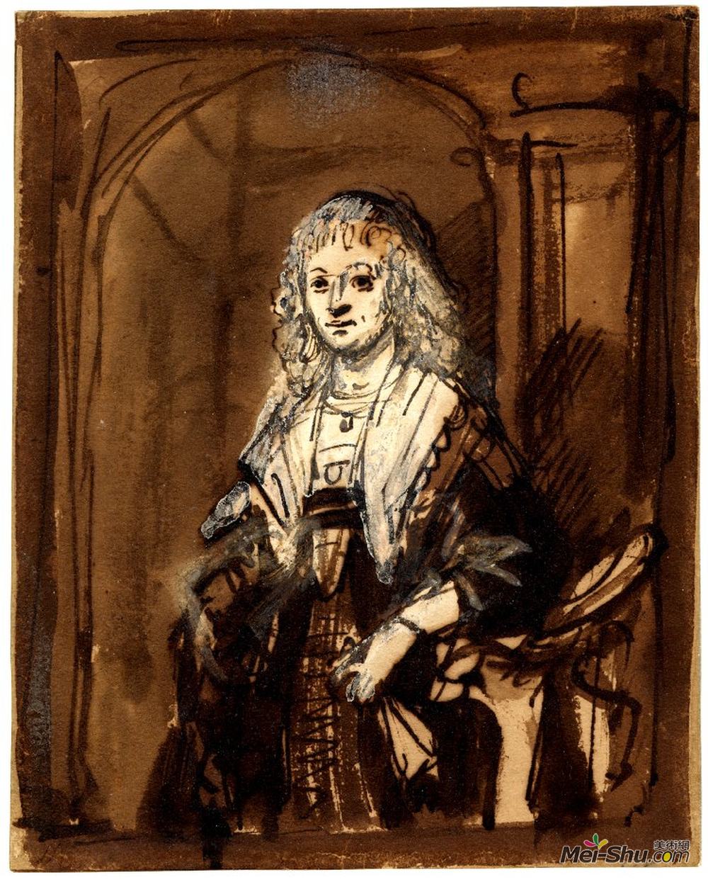 伦勃朗(Rembrandt)高清作品《玛丽亚之旅》