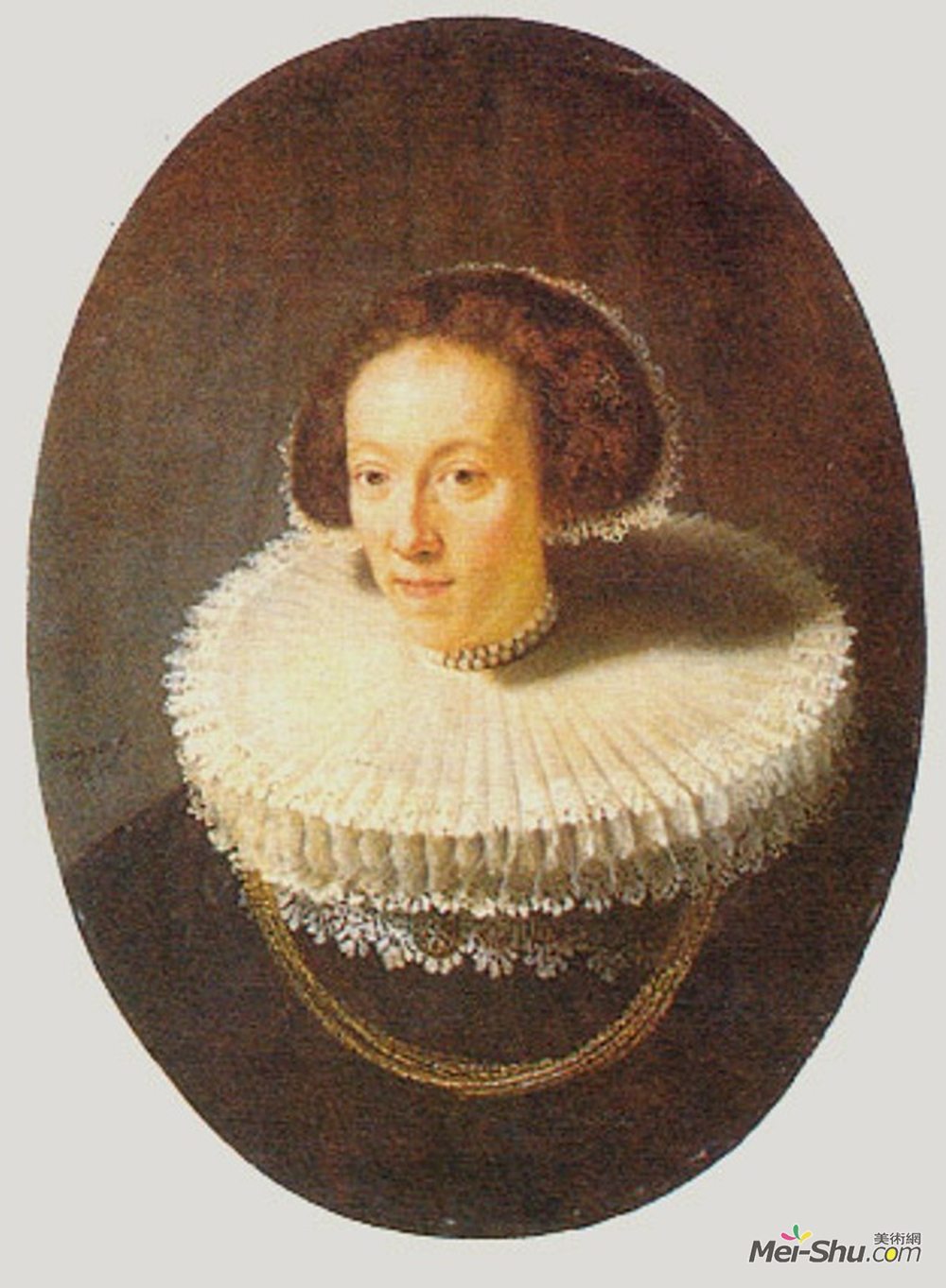伦勃朗(Rembrandt)高清作品《Petronella Buys, Wife of Philips Lucasz》