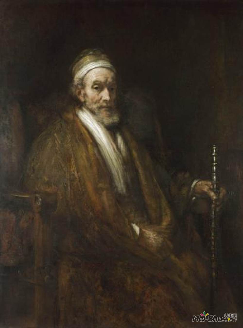 伦勃朗(Rembrandt)高清作品《雅各伯之旅画像》