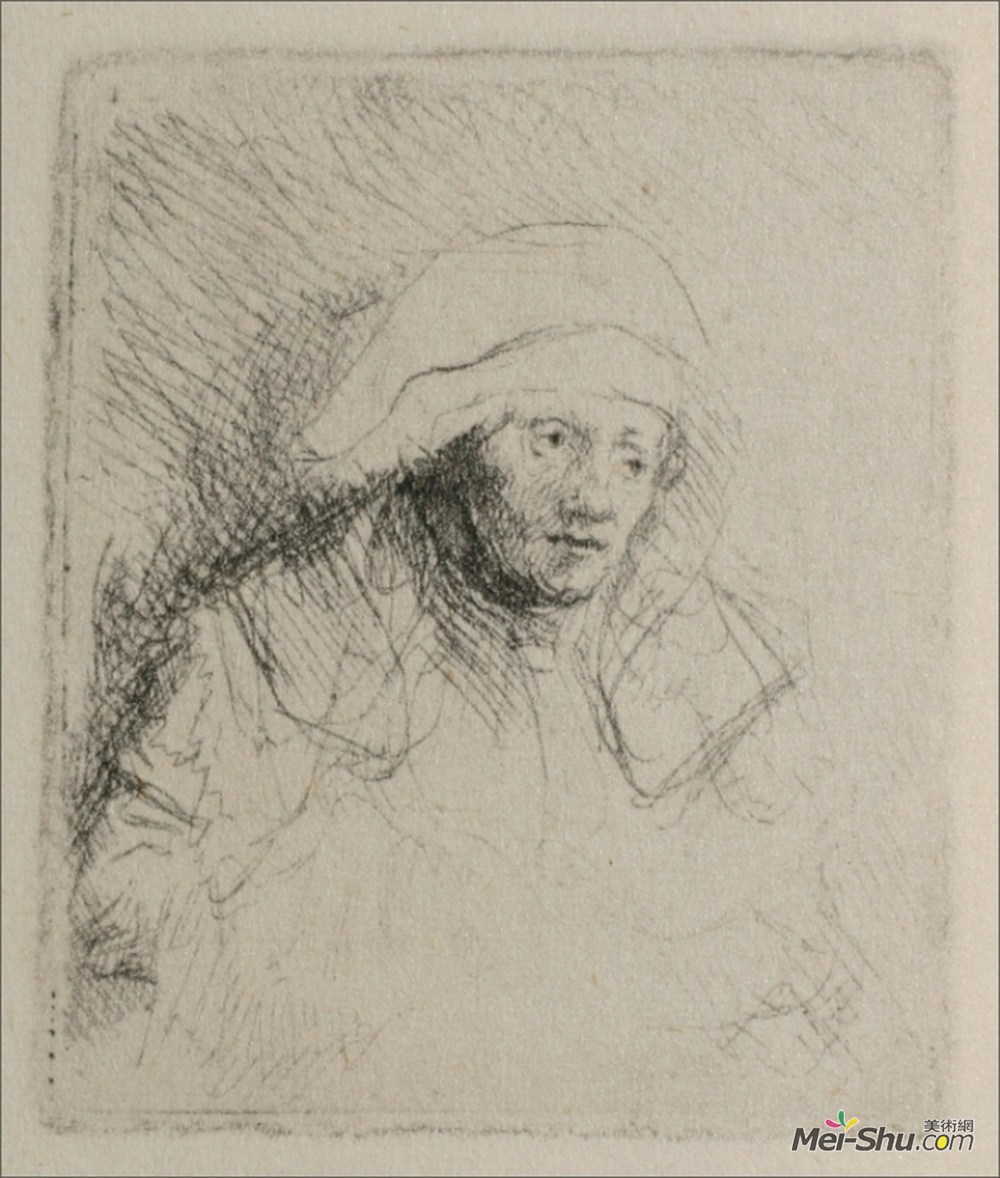 伦勃朗(Rembrandt)高清作品《伦勃朗的妻子死了》