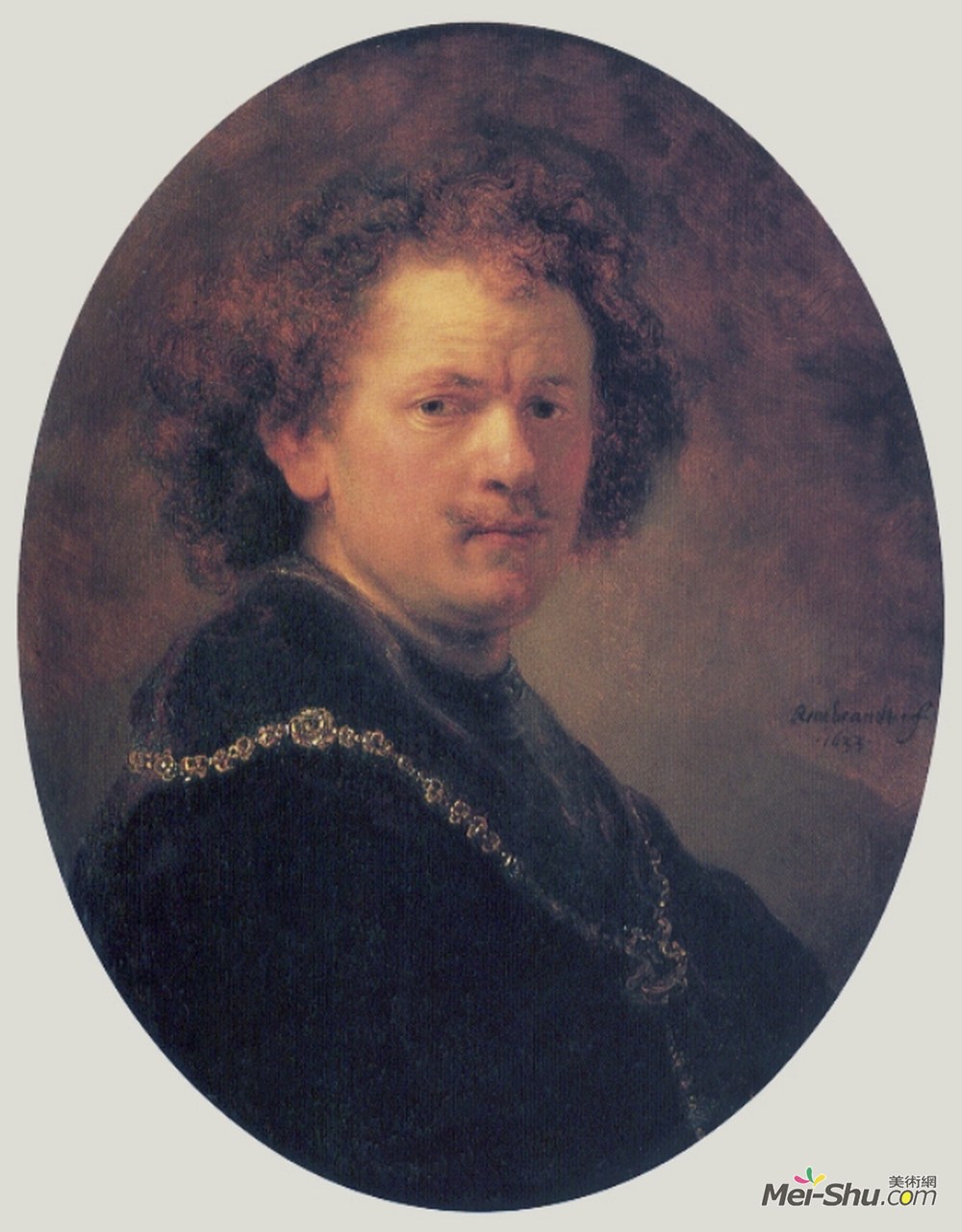伦勃朗(Rembrandt)高清作品《自画像》