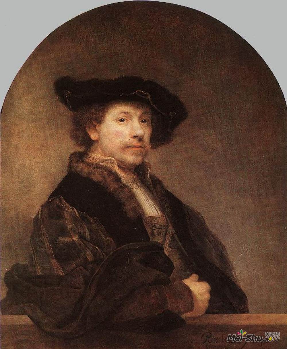 伦勃朗(Rembrandt)高清作品《自画像》