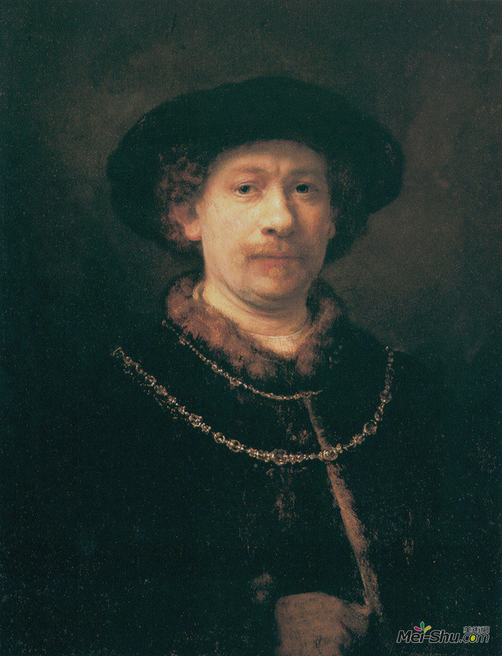 伦勃朗(Rembrandt)高清作品《自画像》