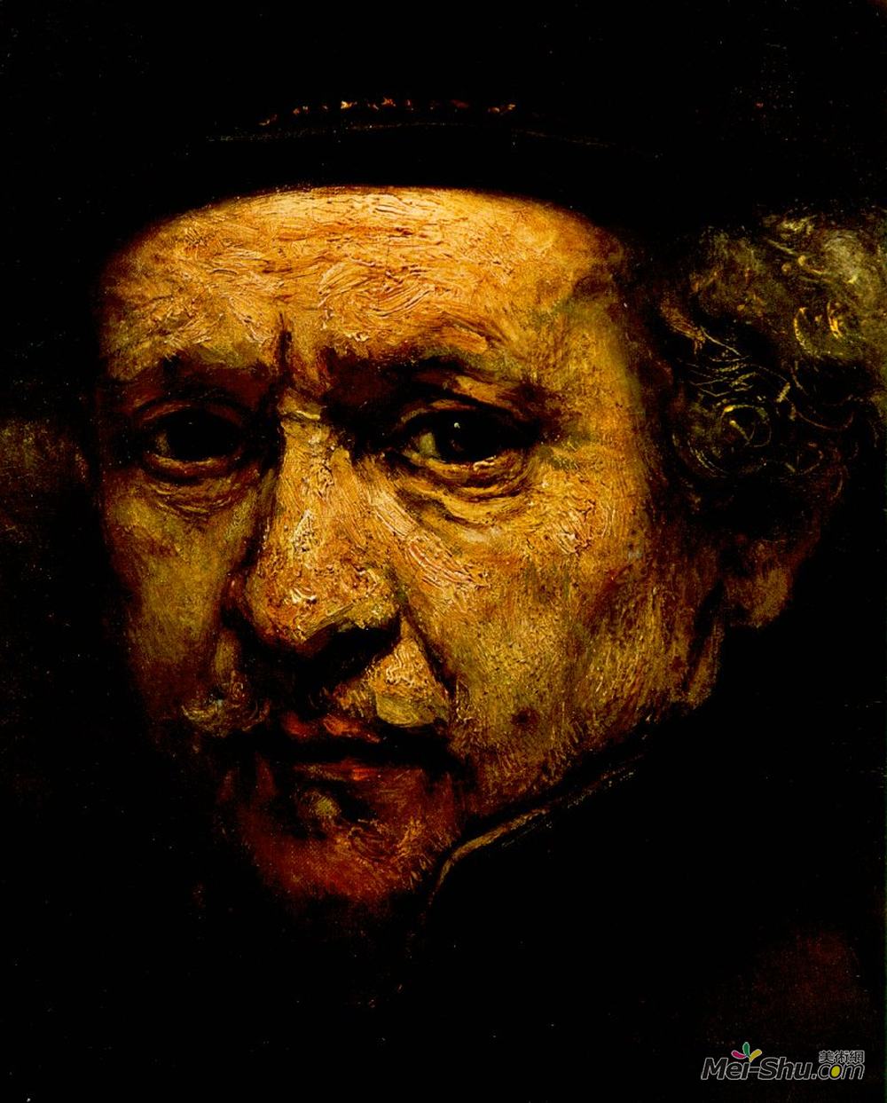 伦勃朗(Rembrandt)高清作品《自画像》