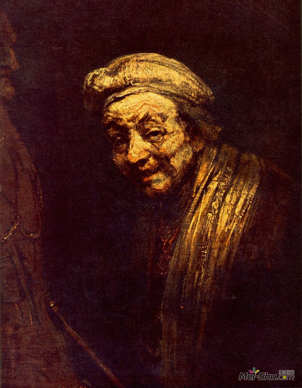 伦勃朗(Rembrandt)高清作品《自画像》