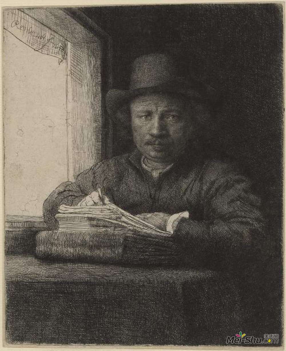 伦勃朗(Rembrandt)高清作品《自画像》