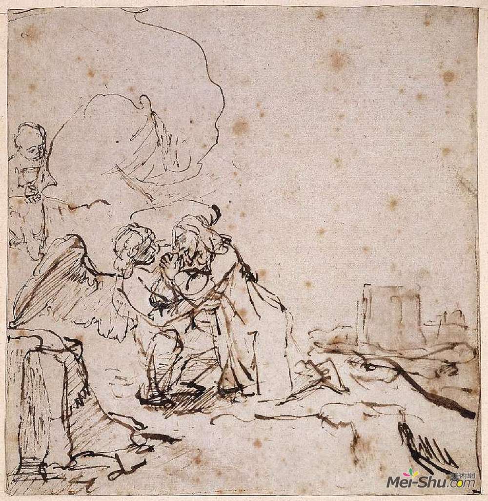 伦勃朗(Rembrandt)高清作品《花园里的痛苦》
