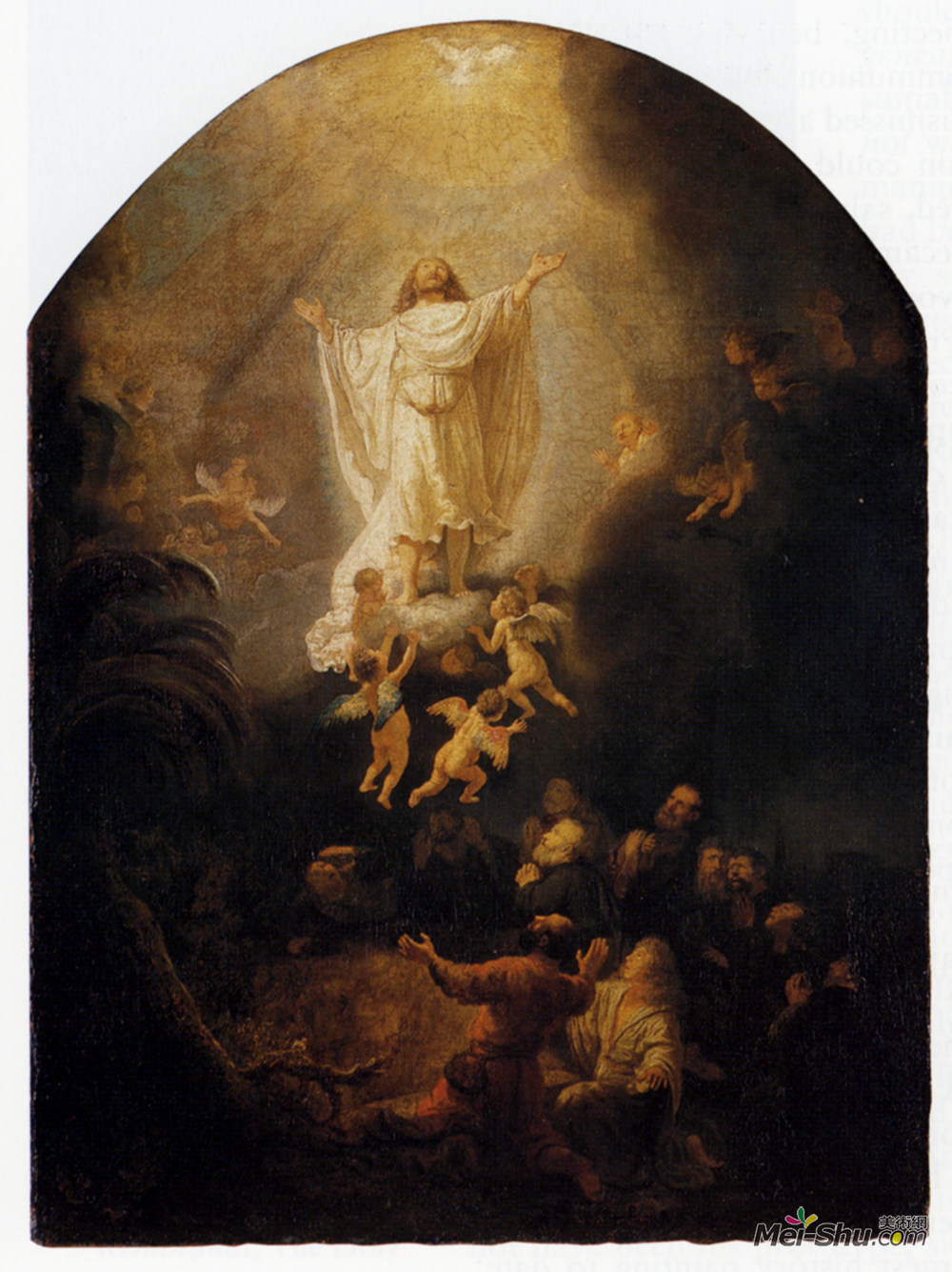 伦勃朗(Rembrandt)高清作品《基督的提升》