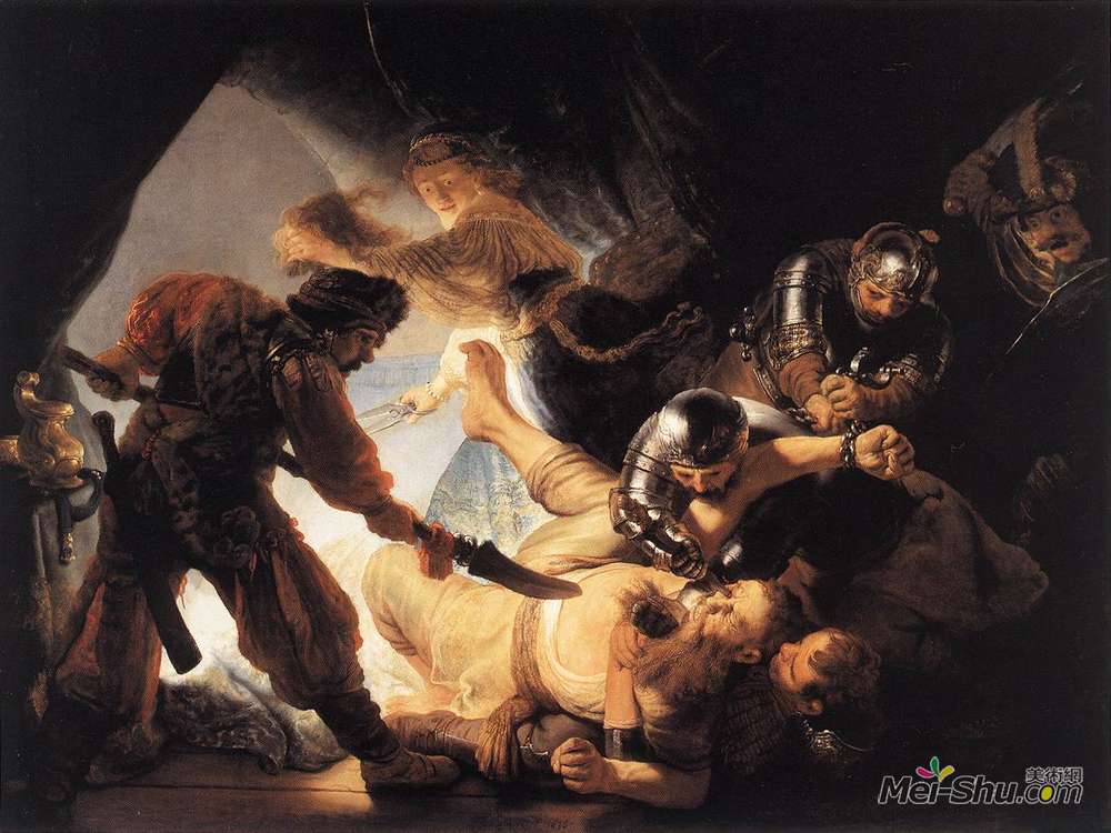 伦勃朗(Rembrandt)高清作品《刺瞎参孙》