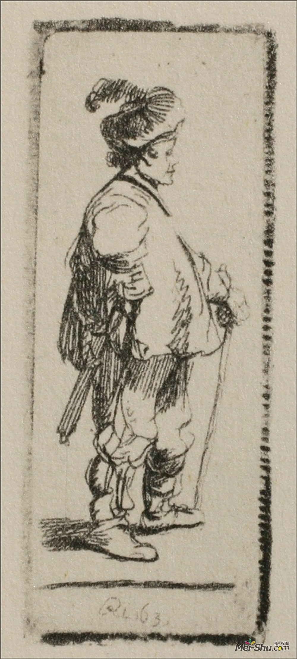 伦勃朗(Rembrandt)高清作品《小波兰人》
