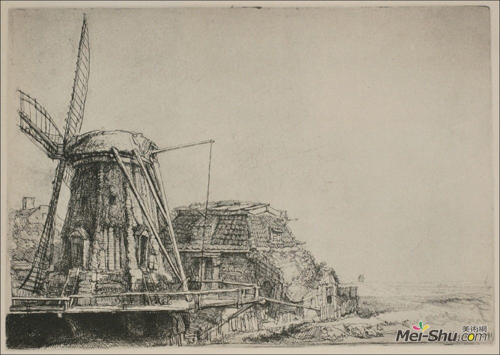 伦勃朗(Rembrandt)高清作品《磨坊》
