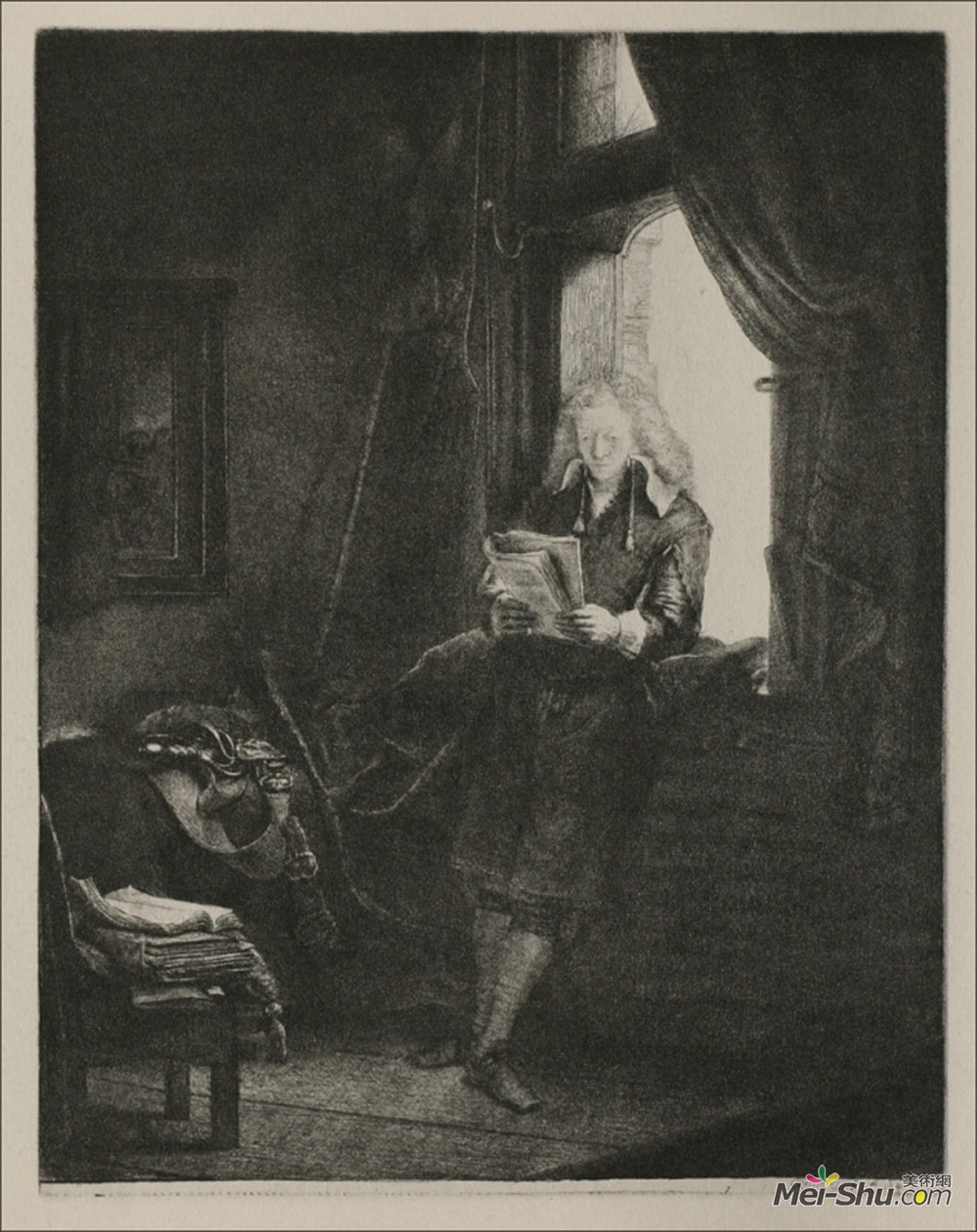 伦勃朗(Rembrandt)高清作品《简六的肖像》