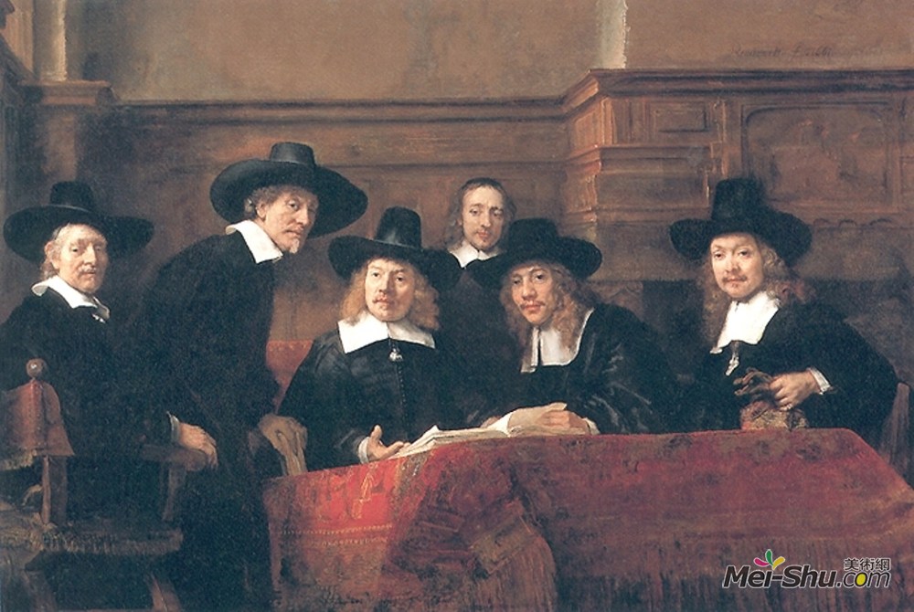 伦勃朗(Rembrandt)高清作品《辛迪加》