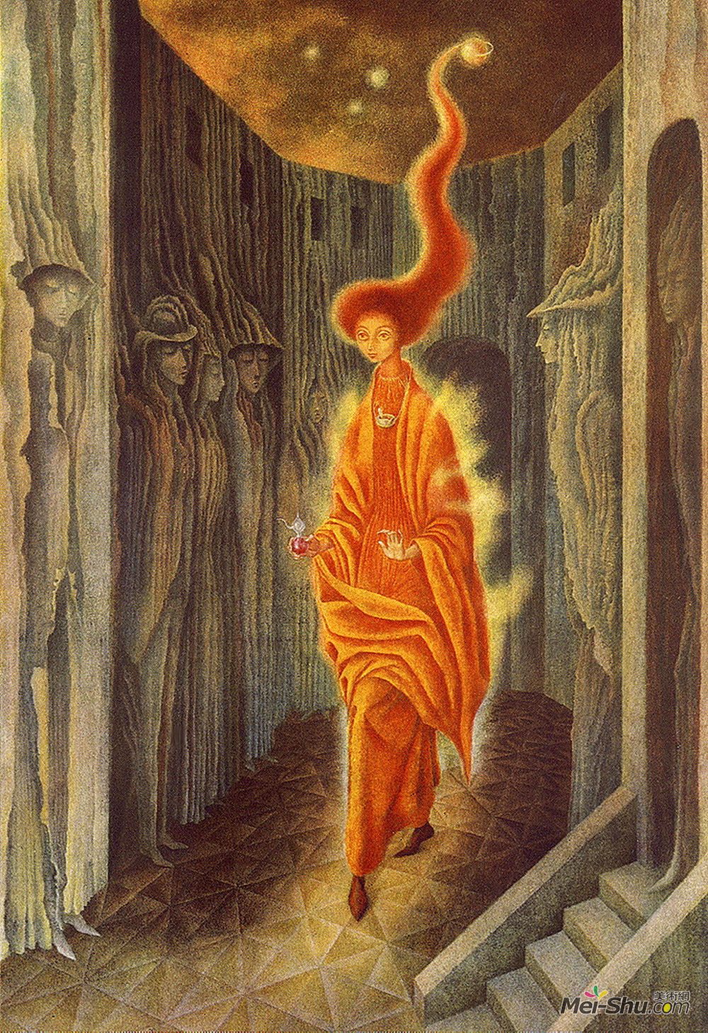 雷梅迪奥斯?瓦罗(Remedios Varo)高清作品《呼叫》