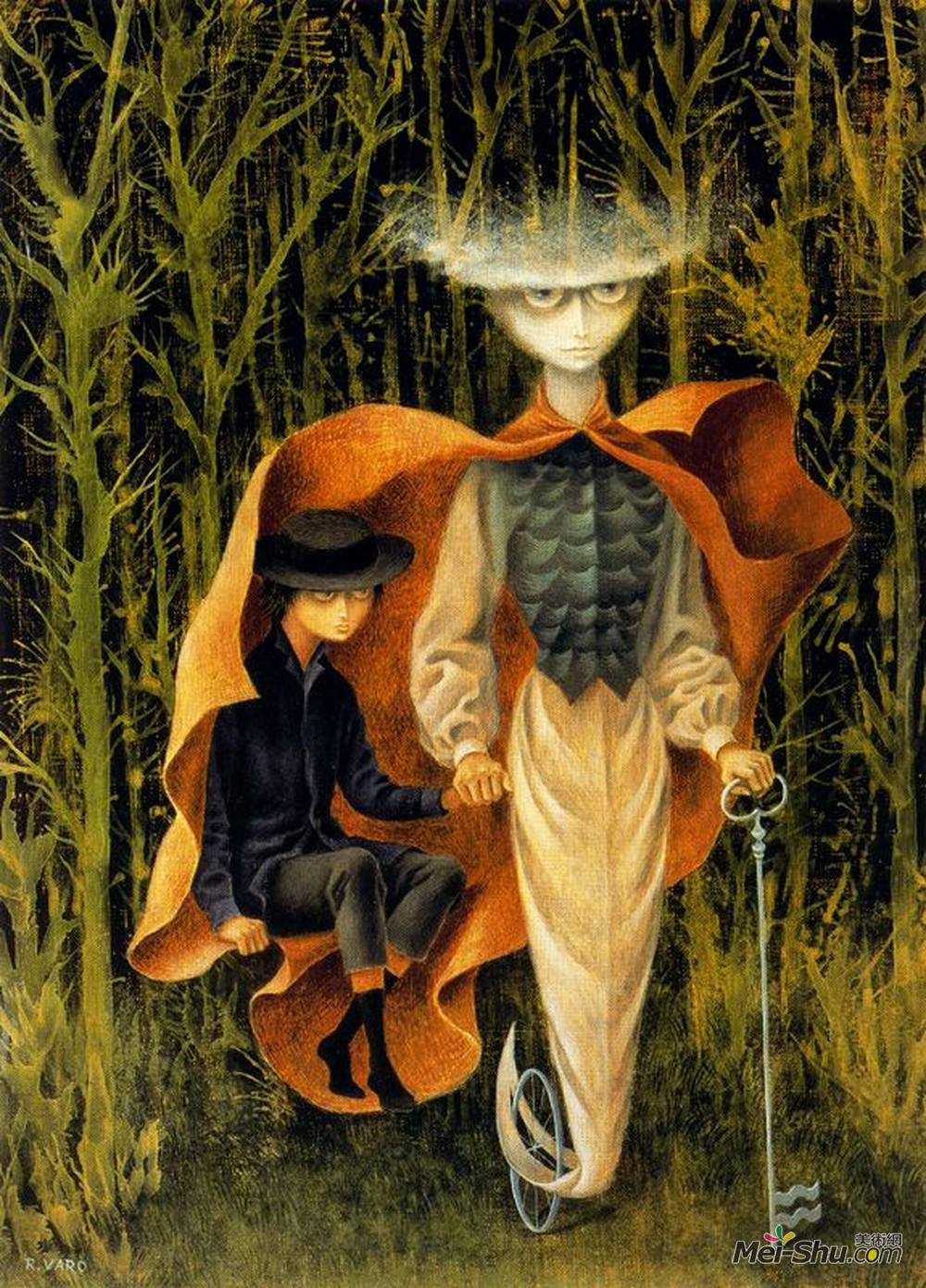 雷梅迪奥斯?瓦罗(Remedios Varo)高清作品《水族馆》