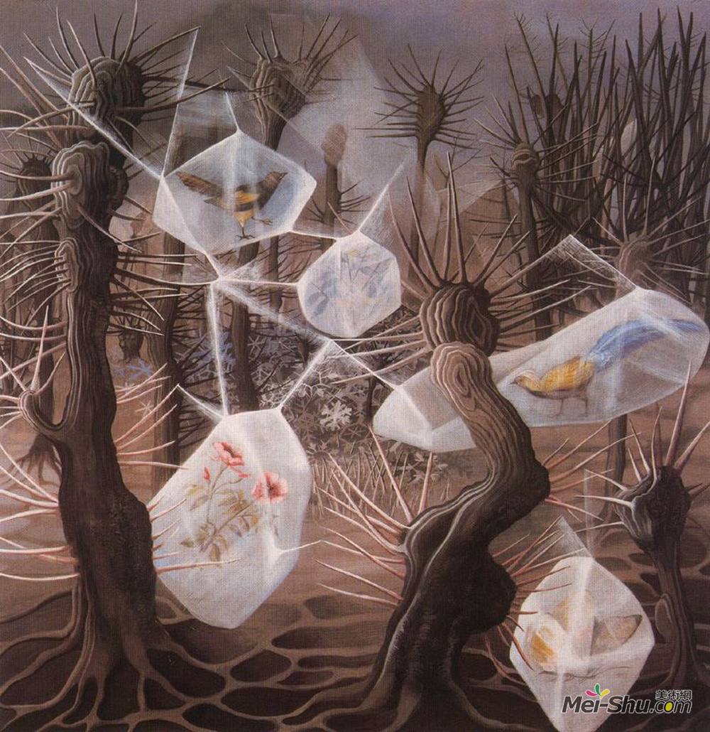 雷梅迪奥斯?瓦罗(Remedios Varo)高清作品《冬季寓言》