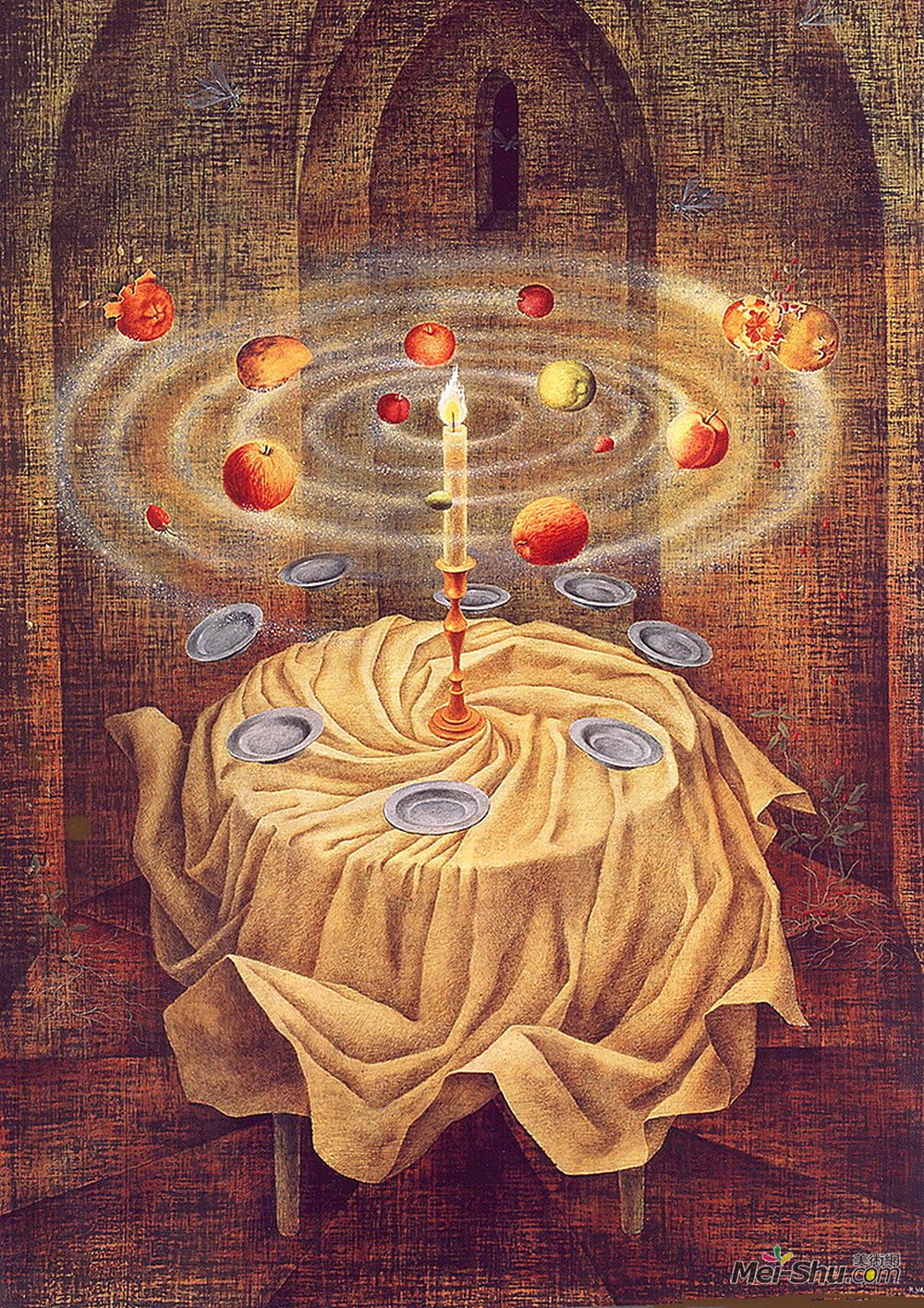 雷梅迪奥斯?瓦罗(Remedios Varo)高清作品《静物再现》