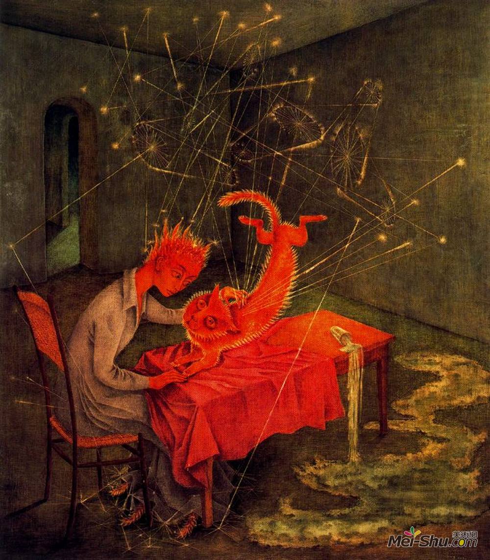 雷梅迪奥斯?瓦罗(Remedios Varo)高清作品《同情》