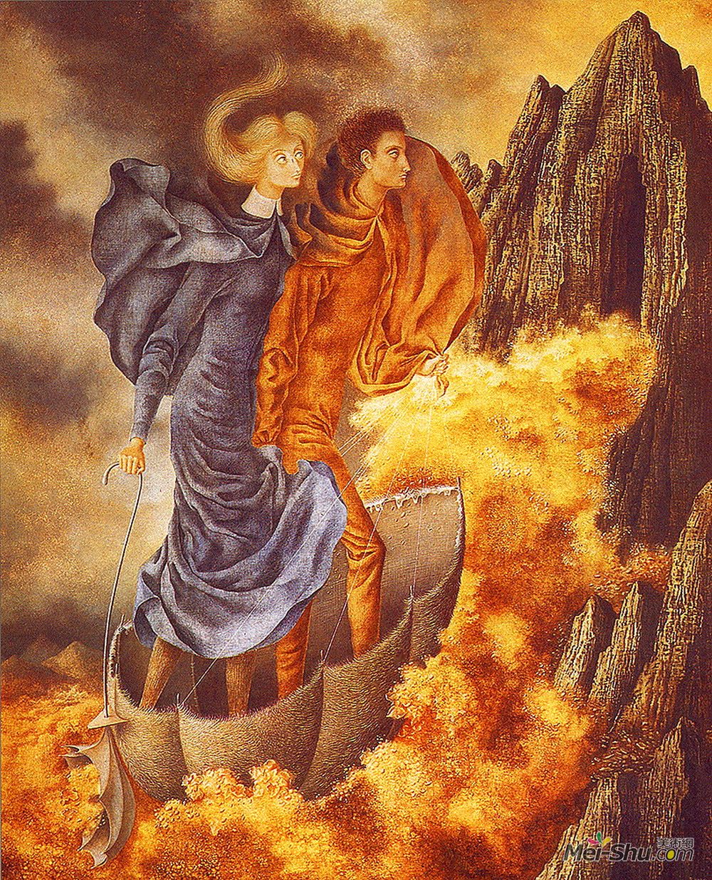 雷梅迪奥斯?瓦罗(Remedios Varo)高清作品《飞行》