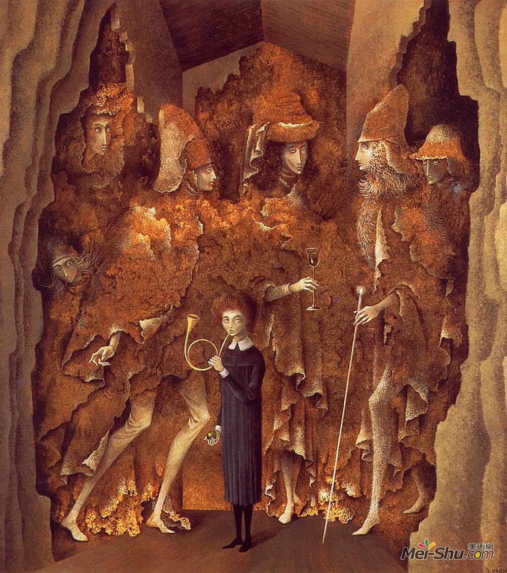 雷梅迪奥斯?瓦罗(Remedios Varo)高清作品《调用》