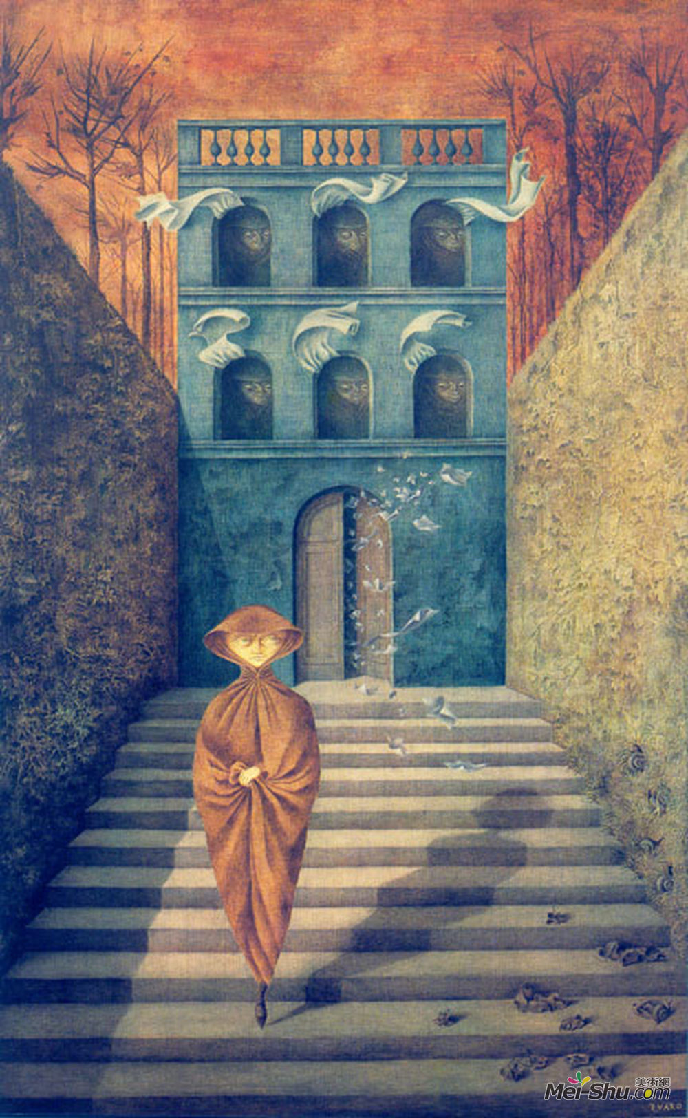 雷梅迪奥斯?瓦罗(Remedios Varo)高清作品《折断》