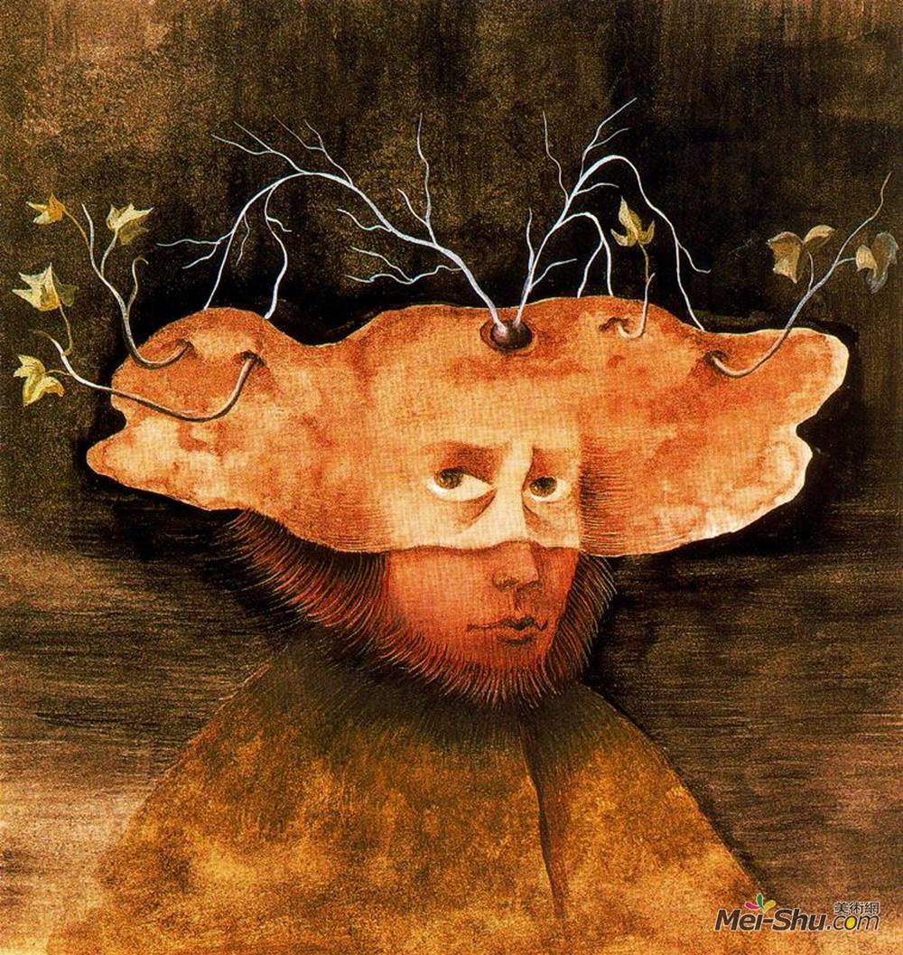 雷梅迪奥斯?瓦罗(Remedios Varo)高清作品《拉布拉多犬》