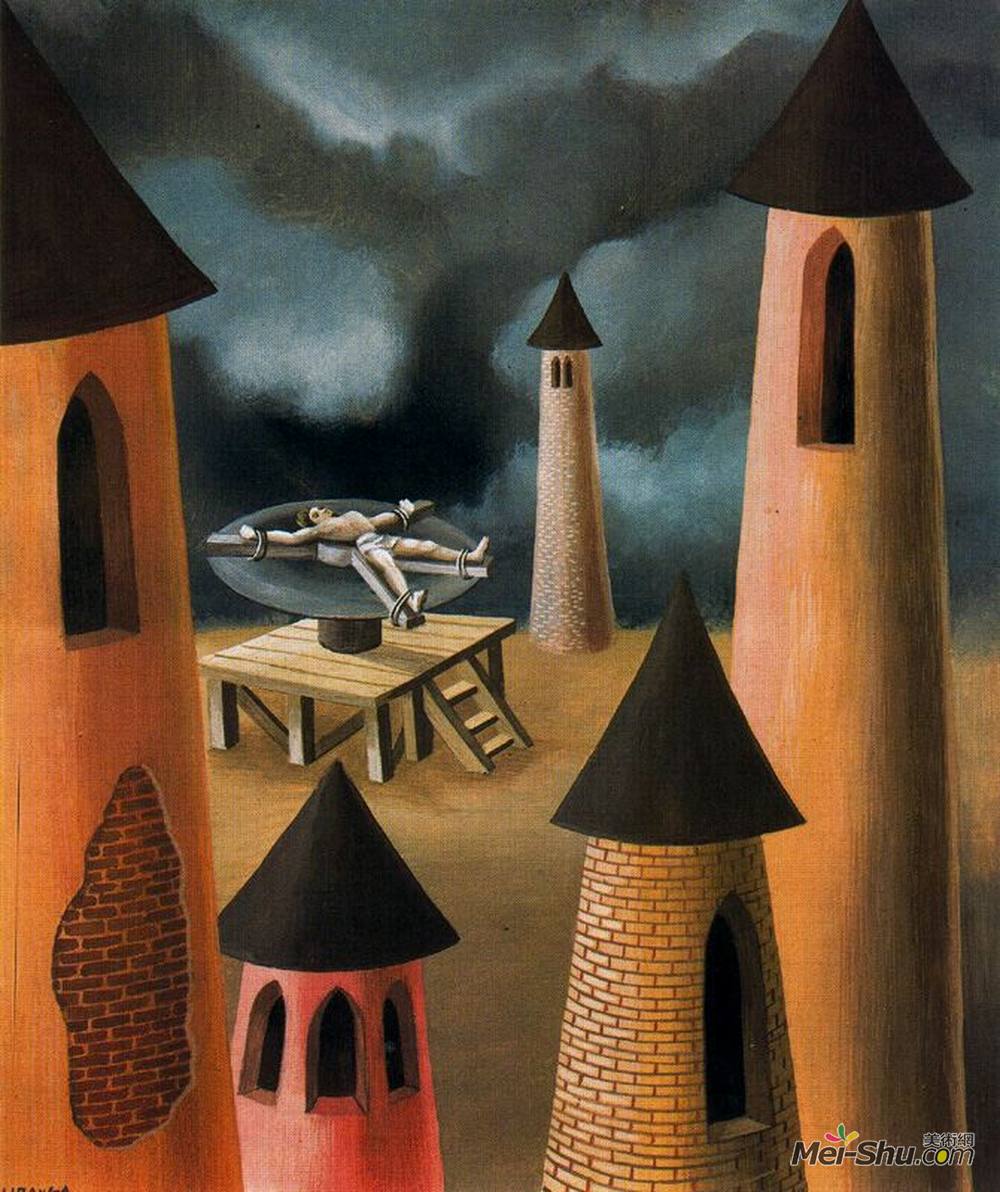 雷梅迪奥斯?瓦罗(Remedios Varo)高清作品《疼痛》