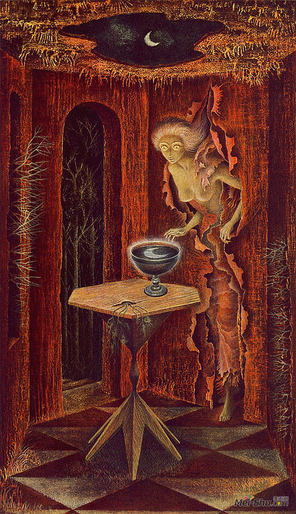 雷梅迪奥斯?瓦罗(Remedios Varo)高清作品《重生》