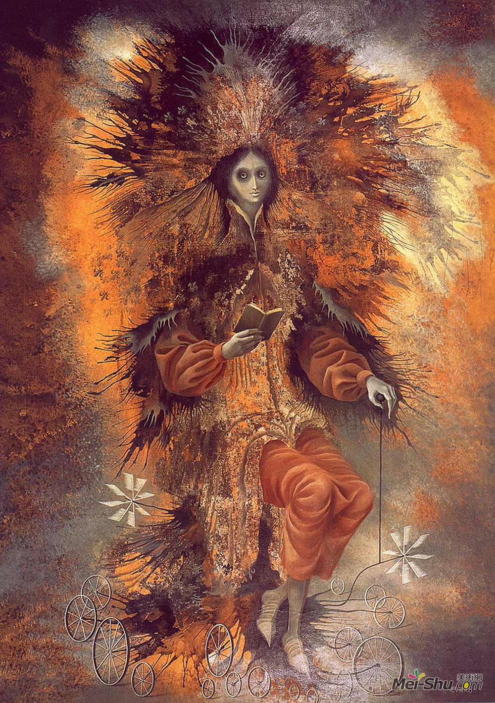 雷梅迪奥斯?瓦罗(Remedios Varo)高清作品《性格》